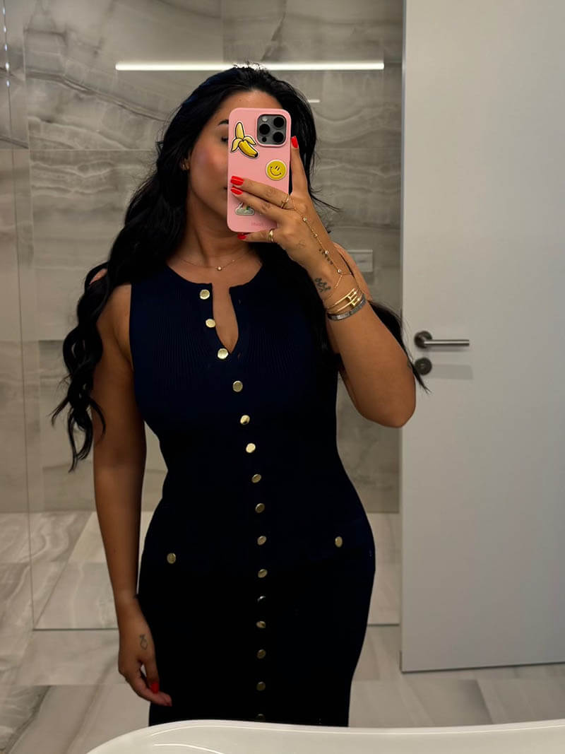 Knitted Sleeveless Maxi Dress